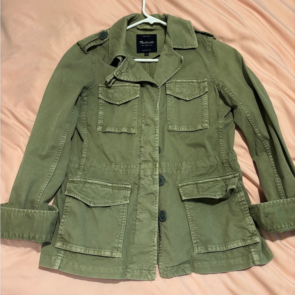 Madewell Green Utility Army Surplus Jacket XS